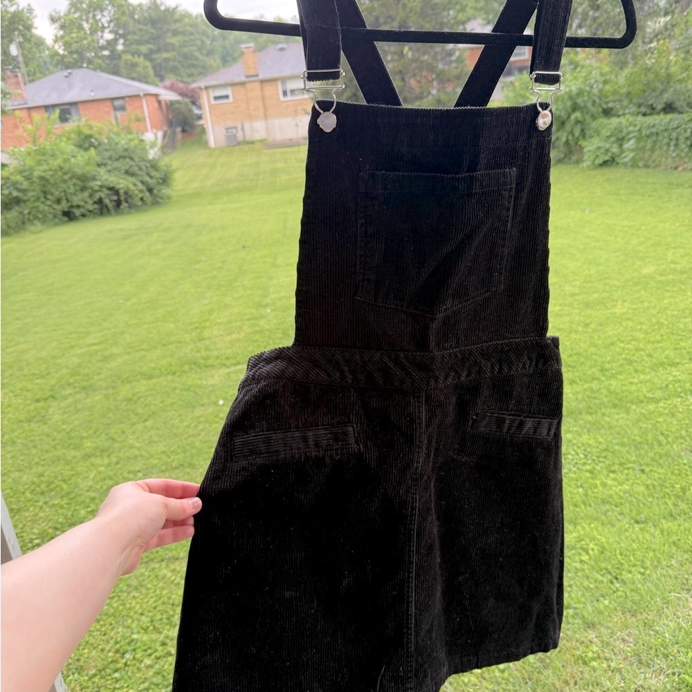 H&M Black Corduroy Dress